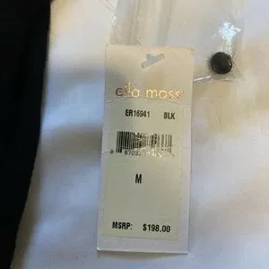 Ella Moss Pants Jumpsuits Ella Moss Black Romper Shorts With